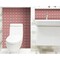 Homeroots 6 x 6 in. Brick Red & White Scroll Peel & Stick Removable Tiles 400422 - alternate 8